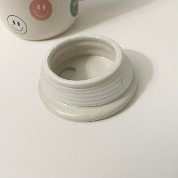 Sunday Morning Ceramics Happy Face Mug Pop Can Style Lid - Picture 13 of 16